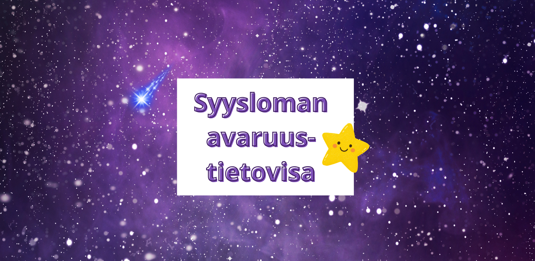 Syysloman avaruustietovisa (Esitys) (2)